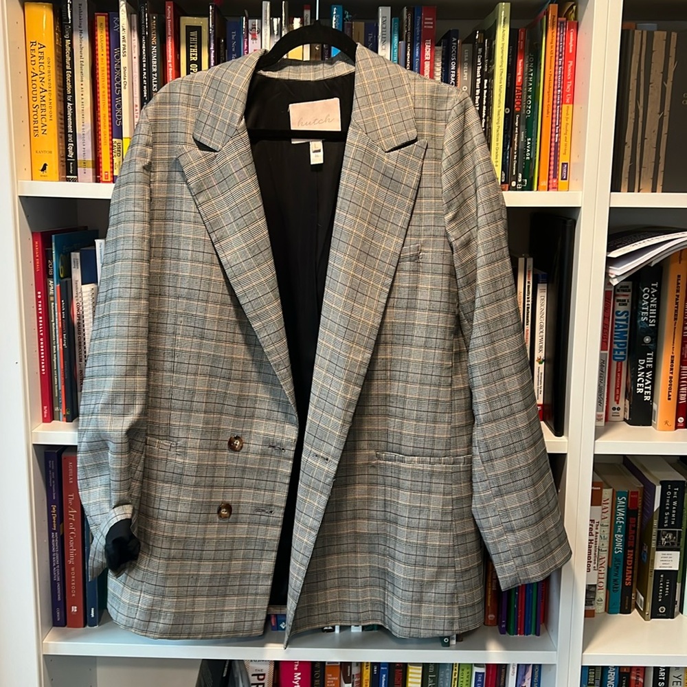 Hutch Gray Plaid Blazer